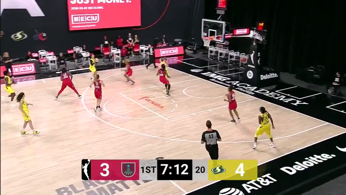 The Storm rained down 18 shots from deep to tie the WNBA record for made threes in a game 🌧
(via @WNBA)
https://t.co/WLDiNZqf5I