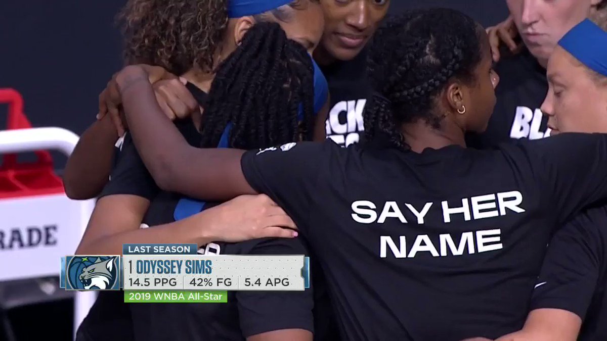 Odyssey Sims is back playing in the @WNBA just four months after having her son.
Super woman 👏 https://t.co/0b47bMoJdg