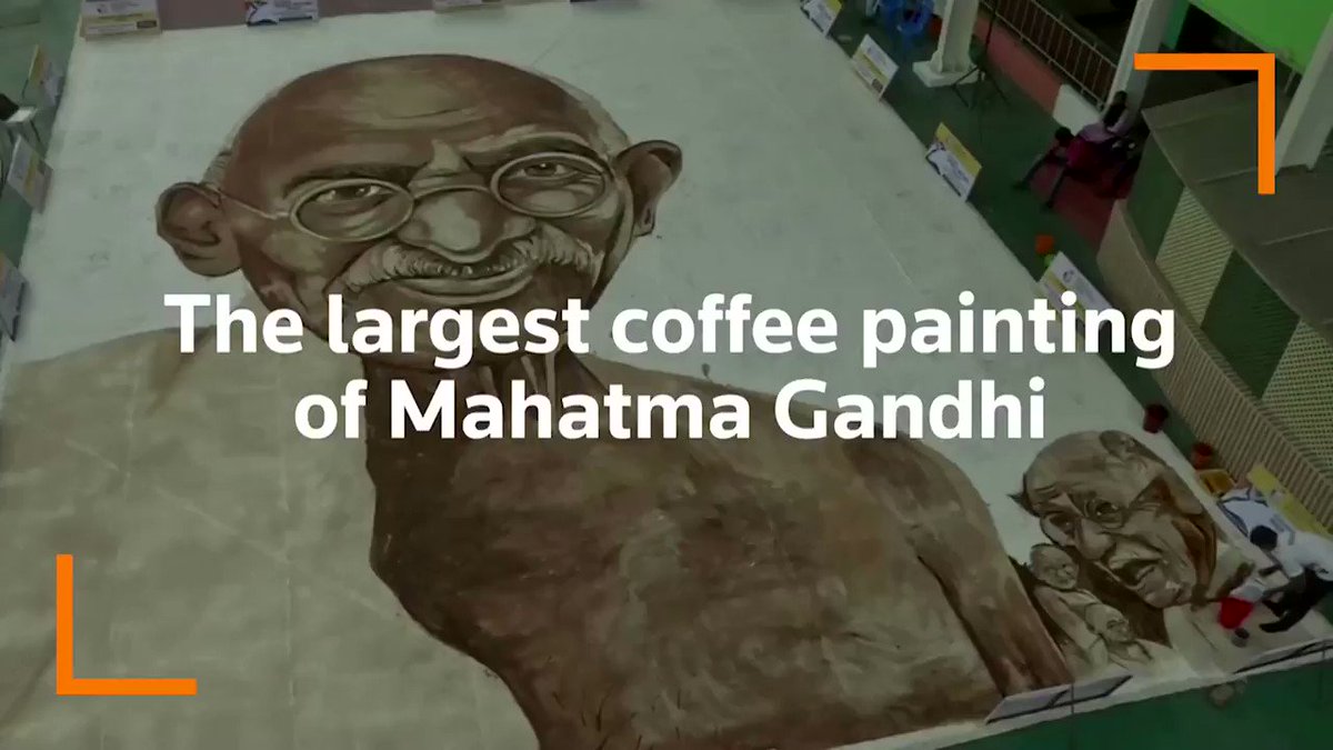 An artist in India's Chennai has attempted to enter the Guinness World Records with a large coffee painting of Mahatma Gandhi https://t.co/o4e2JJazvc