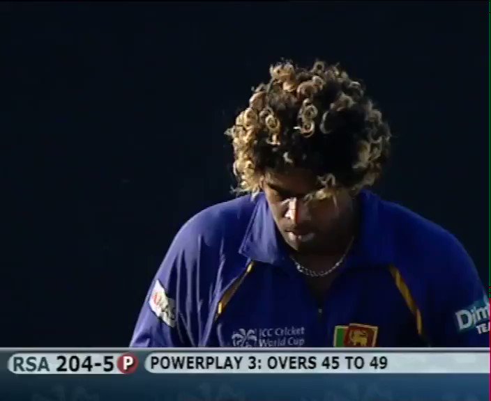  Look away, fans. Happy birthday, Lasith Malinga. 


