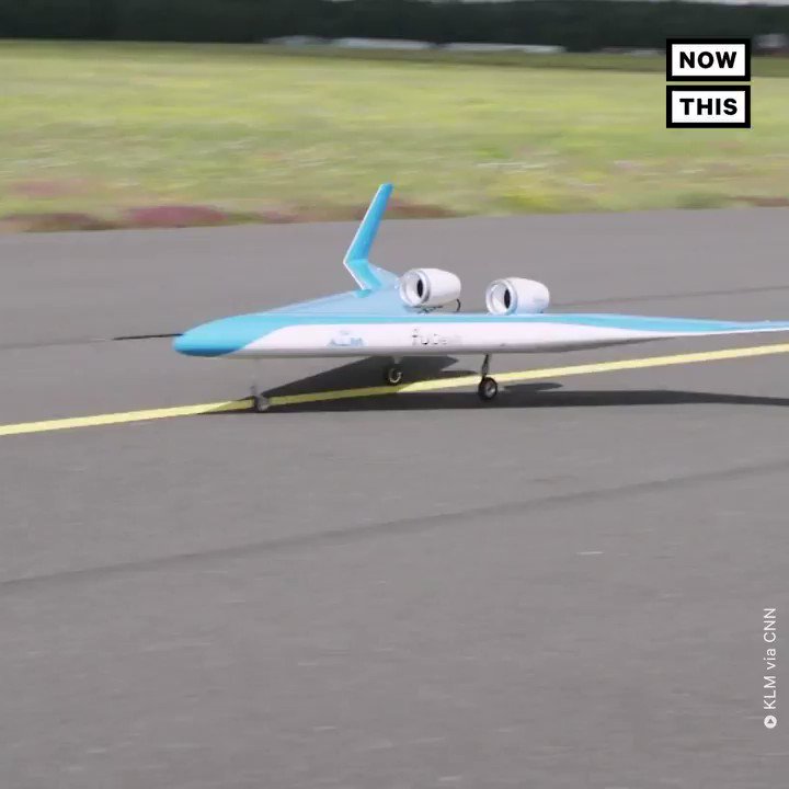 This v-shaped plane could be the future of air travel. It's unique design places the passenger cabin, cargo hold, and fuel tanks in the wings, with an aerodynamic shape that cuts fuel consumption by 20%. Researchers successfully tested this 10-ft unmanned prototype in Germany. https://t.co/2Offgr61tF