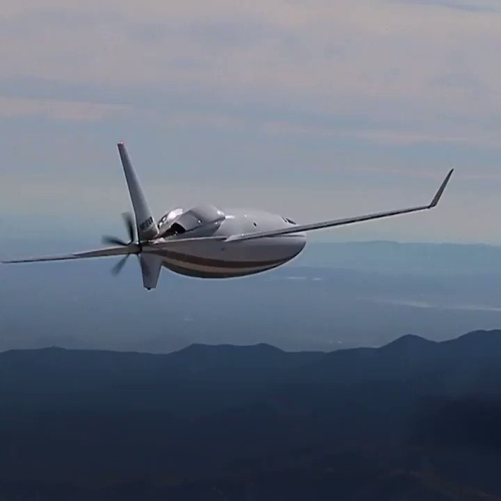 WATCH: This plane is bullet-shaped in design, making for an aerodynamic, fast and fuel efficient aircraft. It is also greener too https://t.co/XcbIl3tNNs