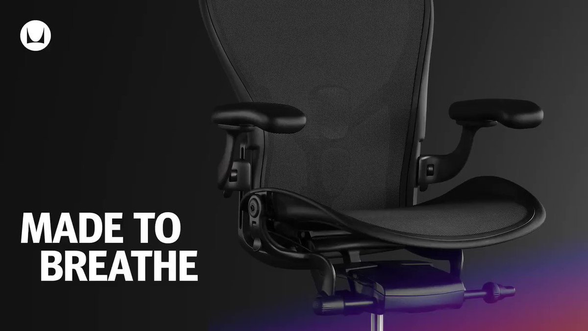 Aeron's 8Z Pellicle allows air, body heat, and water vapor to seamlessly pass through the seat and back so you can maintain and even temperature while you game. Shop now to play in an icon: https://t.co/bNzQUpJ4gE #hmgaming https://t.co/pieOEZjrbz