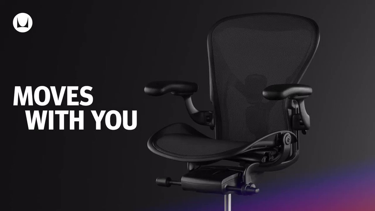 Healthy movement is a key factor when it comes to ergonomics. Aeron's highly technical Harmonic 2 Tilt lets the chair move with your body naturally for a more comfortable, more ergonomic way to play. Shop now: https://t.co/fihPyqrVqr #hmgaming https://t.co/VsxkNWI1oT