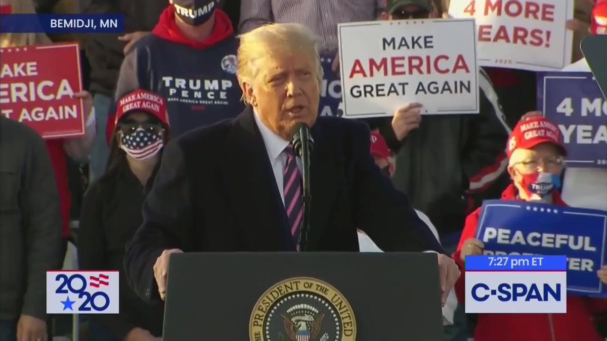 President @realDonaldTrump: “I am the one who is protecting your Social Security.” https://t.co/9dA108THRP