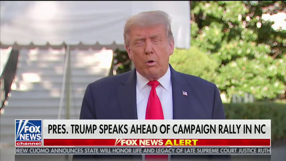 President @realDonaldTrump on SCOTUS nomination: “I think we’re going to start the process extremely soon and we will have a nominee very soon.” https://t.co/mwWGxYC1yY