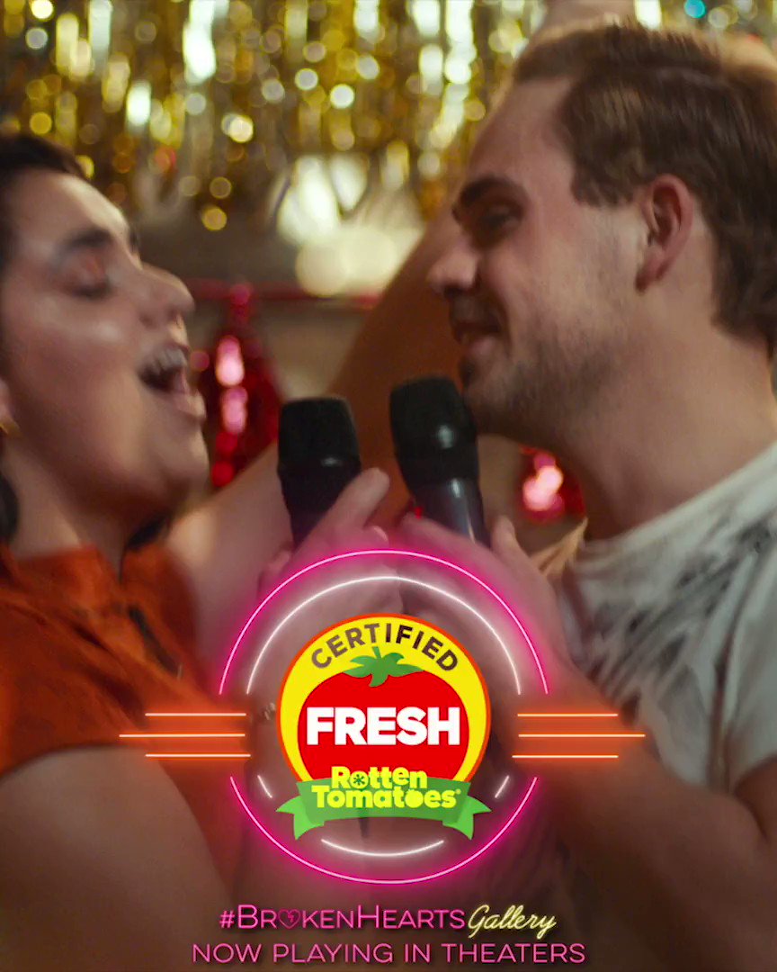 *happy dance* The #BrokenHeartsGallery is officially #CertifiedFresh! ๐
๐ Now playing in theatres -- get tickets: ๐ https://t.co/fcmtq08IVz https://t.co/cHHyFlrhaO
