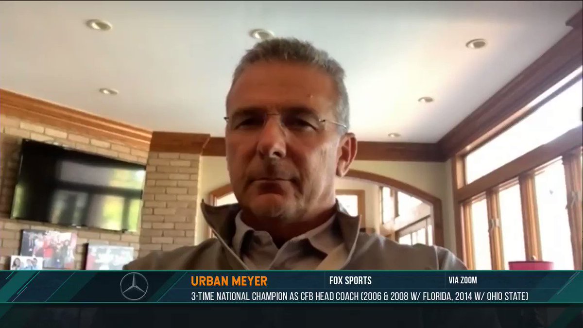 "This is going to create a lot of headlines but no." @CoachUrbanMeyer on whether he ever felt bad running up the score on Michigan. https://t.co/sUKtRJwGpj