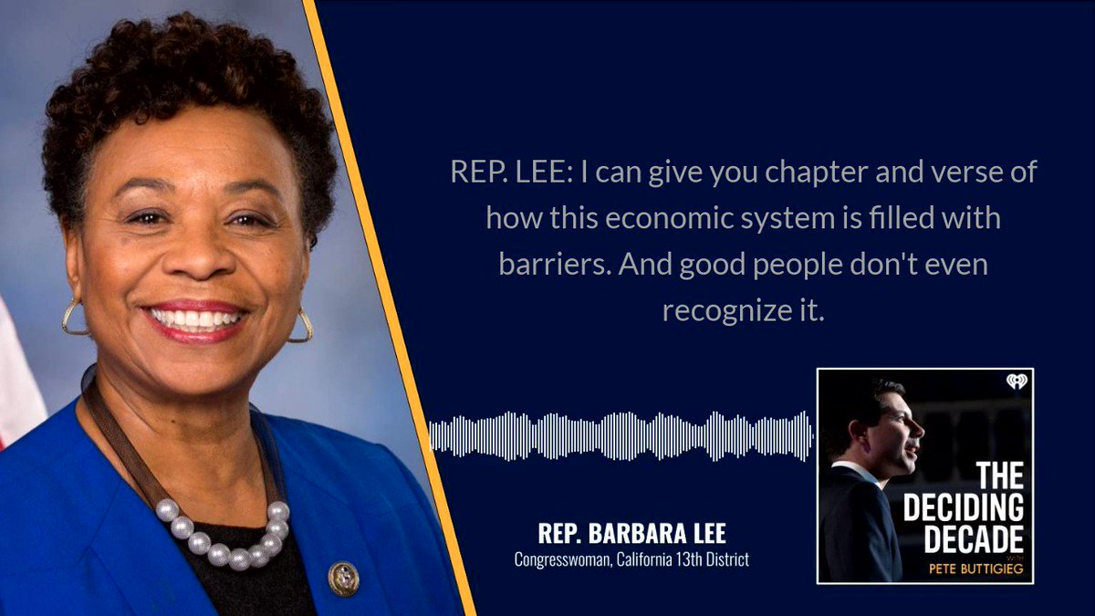 I've long admired @RepBarbaraLee's personal story and her progressive leadership. On this week's podcast, we talk about how our country can face our deepest, harshest truths and move forward together.
Listen at https://t.co/iZo5sHoZPD or wherever you stream. https://t.co/wCE68uEzS2