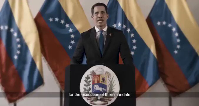 “Elevo solicitud al secretario general de la ONU para que movilice la voluntad política de los estados miembros para restaurar efectivamente la soberanía en Venezuela": Mensaje de Guaidó a delegaciones de la Asamblea General de la ONU https://t.co/sAoBB901jI