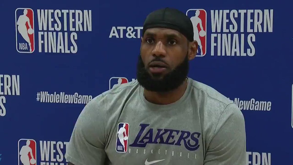 “I knew it was winning time and Jamal had it going. ... I told my teammates that I had him."
—LeBron on shutting down Jamal Murray in crunch time https://t.co/hWJOwAOgjn