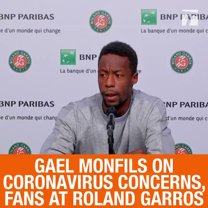 "I guess we're gonna have to do with what we have."
@Gael_Monfils won't have quite his usual audience to entertain for this year in Paris. 😕
#RG20 https://t.co/JVDwDx53wQ