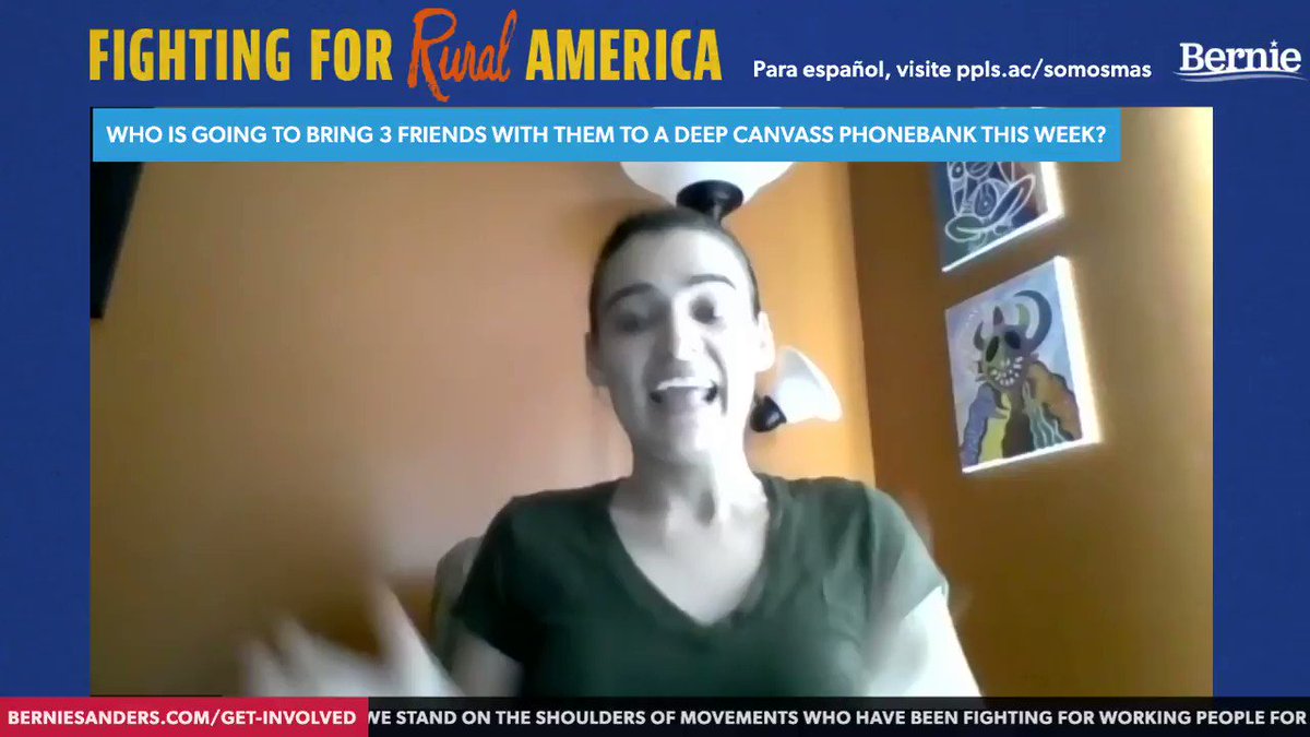 “We cannot have a revolution or even anything close to reform if we cannot talk to our neighbors.” -MariaElena Fournier
Help defeat Trump by signing up for a deep canvass phonebank with @PplsAction. Text WIN to 79606 to get started. https://t.co/dnmIvwxFp0