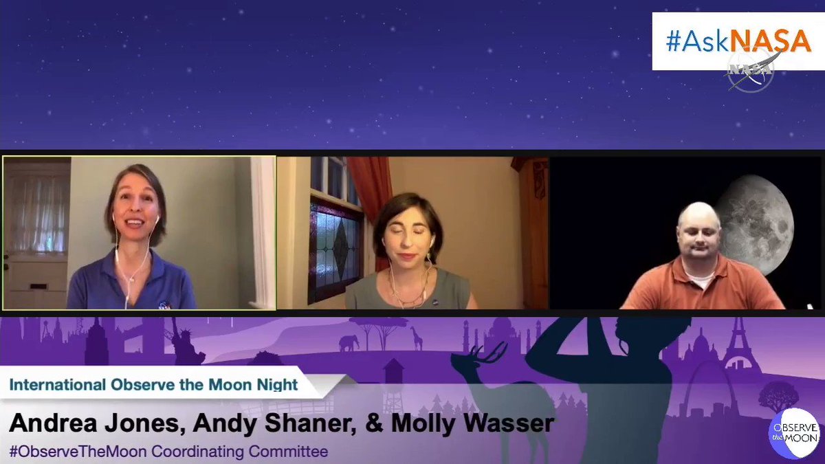 "Right now, we're getting ready to go back to the Moon with NASA's #Artemis program... this is really a global effort."
There are lots of ways to #ObserveTheMoon tonight as we look forward to landing the first woman and the next man by 2024 π
Tune in: https://t.co/QxcrqdDEto https://t.co/xyTcdcOf68
