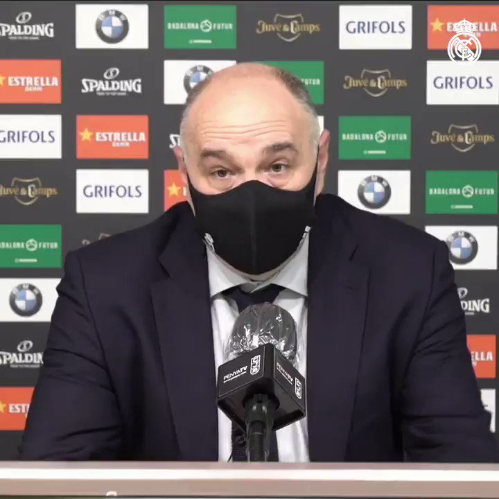 👔 Valoración de nuestro entrenador, @pablolaso, sobre la victoria ante la @Penya1930.
#HalaMadrid https://t.co/ECm80mU73p
