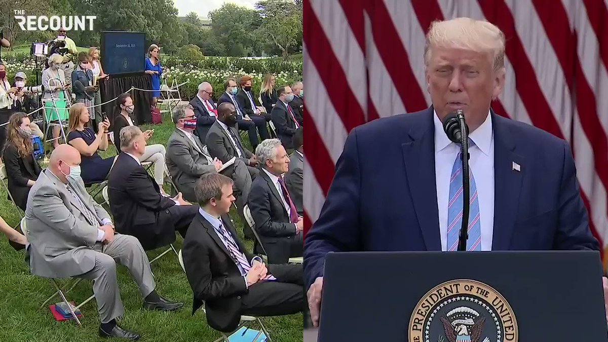 For the second time today, Trump ignores all questions about his taxes. https://t.co/PgtKGidS8B