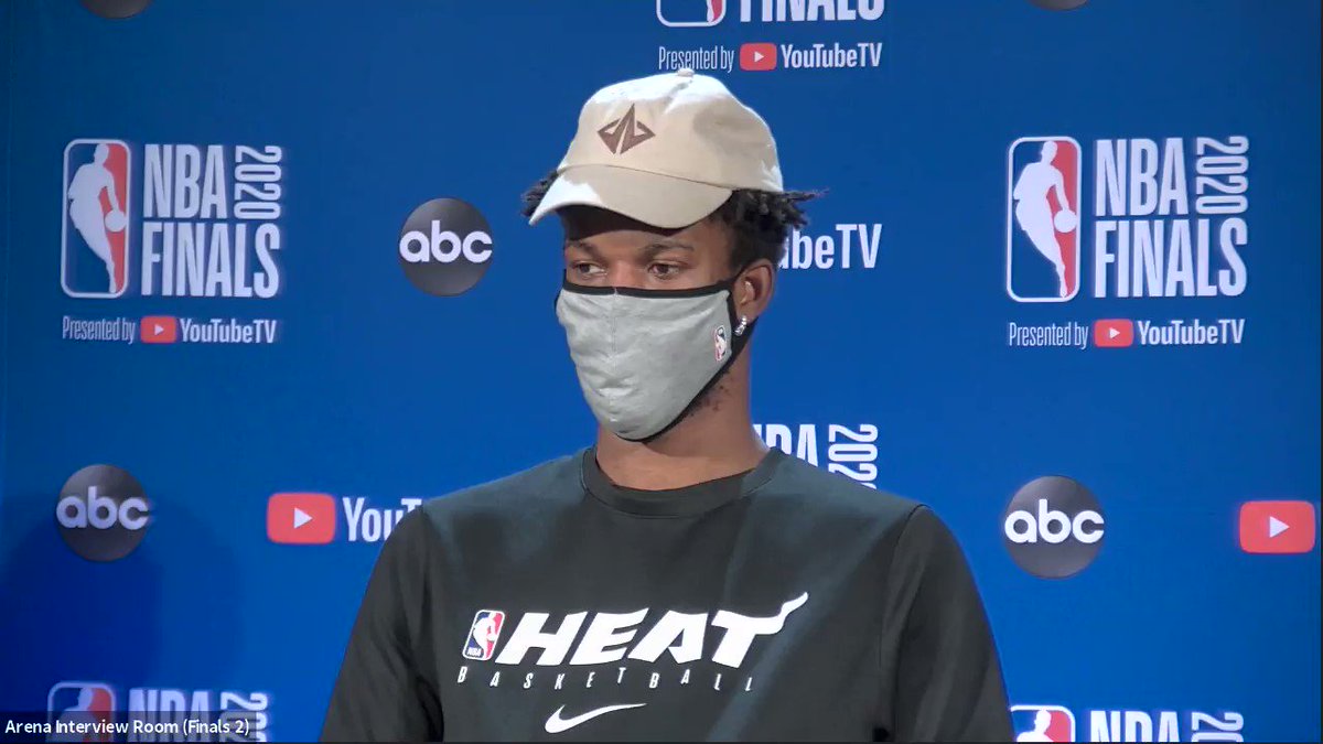 Jimmy Butler on LeBron James still being at the top of his game at age 35.
#NBAFinals presented by @YouTubeTV Media Availability
Game 1: Wednesday - 9:00pm/et, ABC https://t.co/tK3yJTvwjB