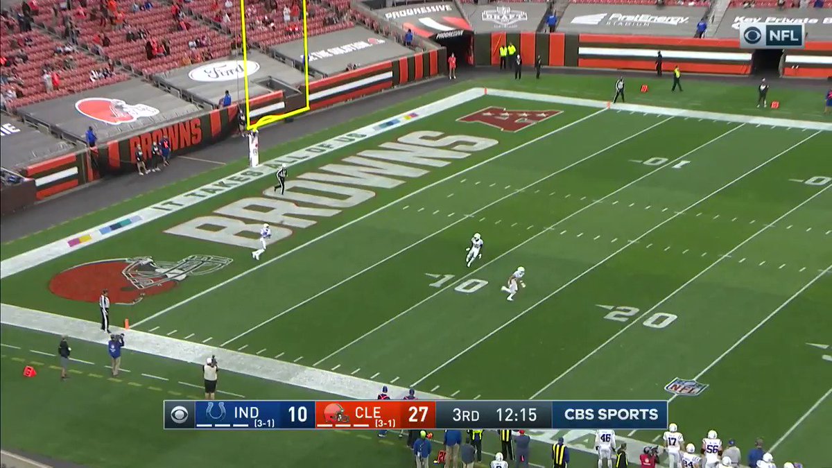 Indianapolis Colts (@Colts) on Twitter photo 12/10/2020 14:56:05 There's the answer. @rodgers_isaiah takes it 101 yards TO THE HOUSE. 📺 CBS | #INDvsCLE There's the answer. @rodgers_isaiah takes it 101 yards TO THE HOUSE. 📺 CBS | #INDvsCLE
