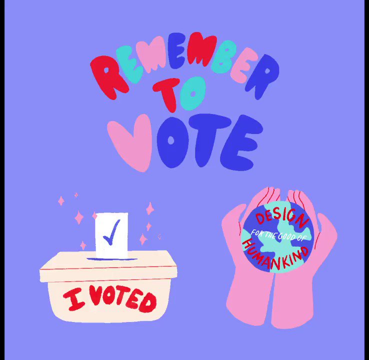 Psst! We're checking in. Have you voted yet? Are you making your plan? Voting is the best way for our voices to be heardāand we're using ours to remind you. We worked with illustrator Ludi Leiva to create these voting GIFsāshare to your heart's content. https://t.co/xusHZbQwsu https://t.co/gzrtEScBb0