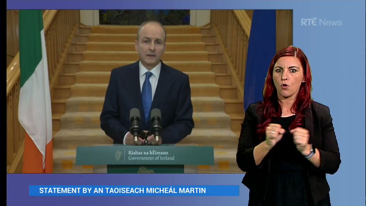 Announcing Level 5 Covid-19 restrictions for the entire country, Taoiseach Micheál Martin says schools and childcare facilities should remain open | https://t.co/qQVllFySGa https://t.co/ybNQRv809V