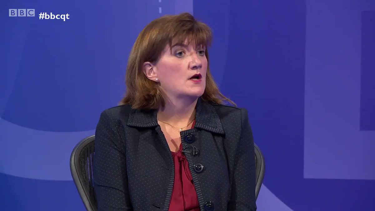 Bbc Question Time On Twitter The Labour Party Might Have Found They Got More Supporters If The Deputy Leader Hadn T Called One Of The Conservative Mps Scum Nicky Morgan Clashes With Bphillipsonmp
