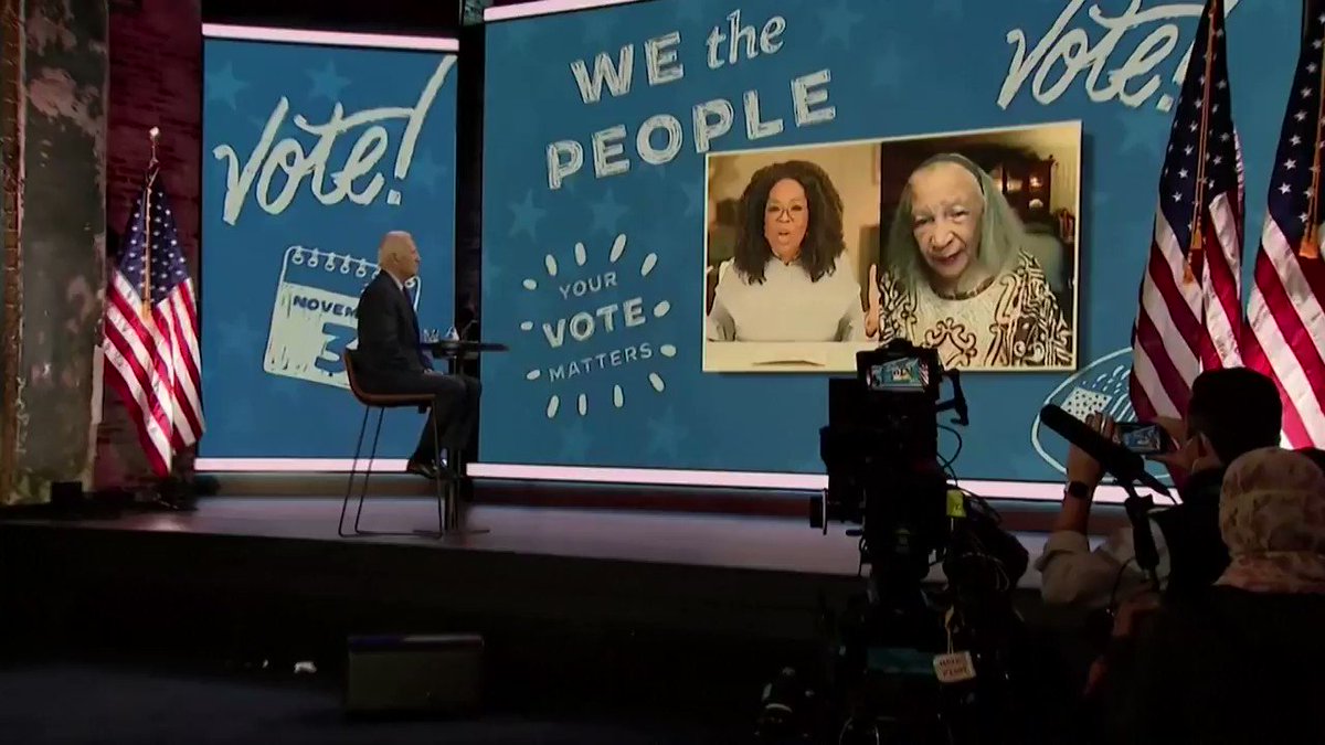 Joe Biden appears as surprise guest on Oprah Winfrey's virtual event aimed at encouraging Black women to vote https://t.co/BHdOn3HbqP