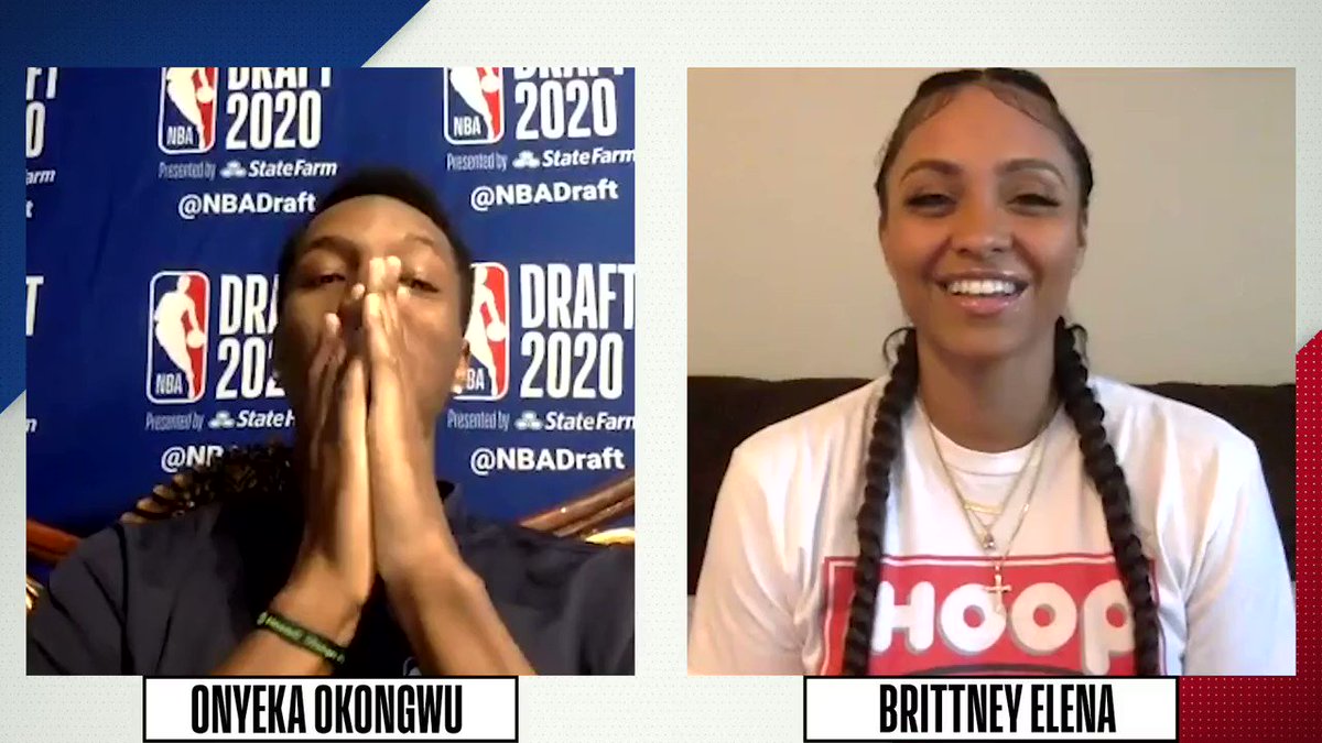 6'9" Forward from @USC_Hoops... Onyeka Okongwu (@BigO21_) sits down for 20 questions with @BrittneyElena_!
2020 #NBADraft: Wednesday, November 18 8:00pm/et, ESPN https://t.co/5URK0j0BAg