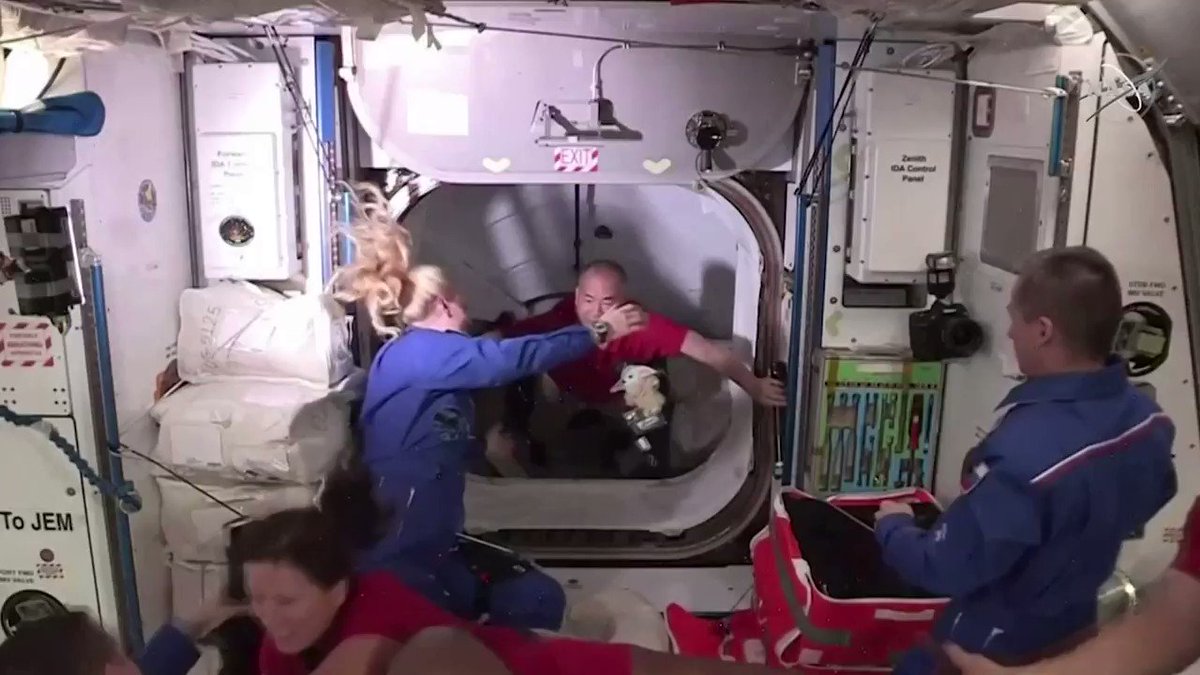 ICYMI: Four astronauts begin a six-month stay on the @Space_Station; Baby Yoda joins in the adventure https://t.co/UDoANexITC 🚀 https://t.co/Z7v66mL4wy