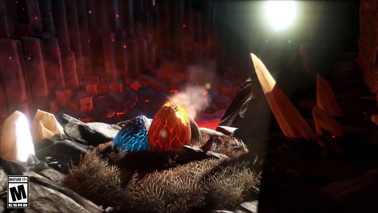 Xbox Game Pass The Ark Survival Evolved Explorer S Edition Is Available Today So Here S A Pro Tip Try Not To Wander Into A Dragon S Nest With Nothing But A Spear