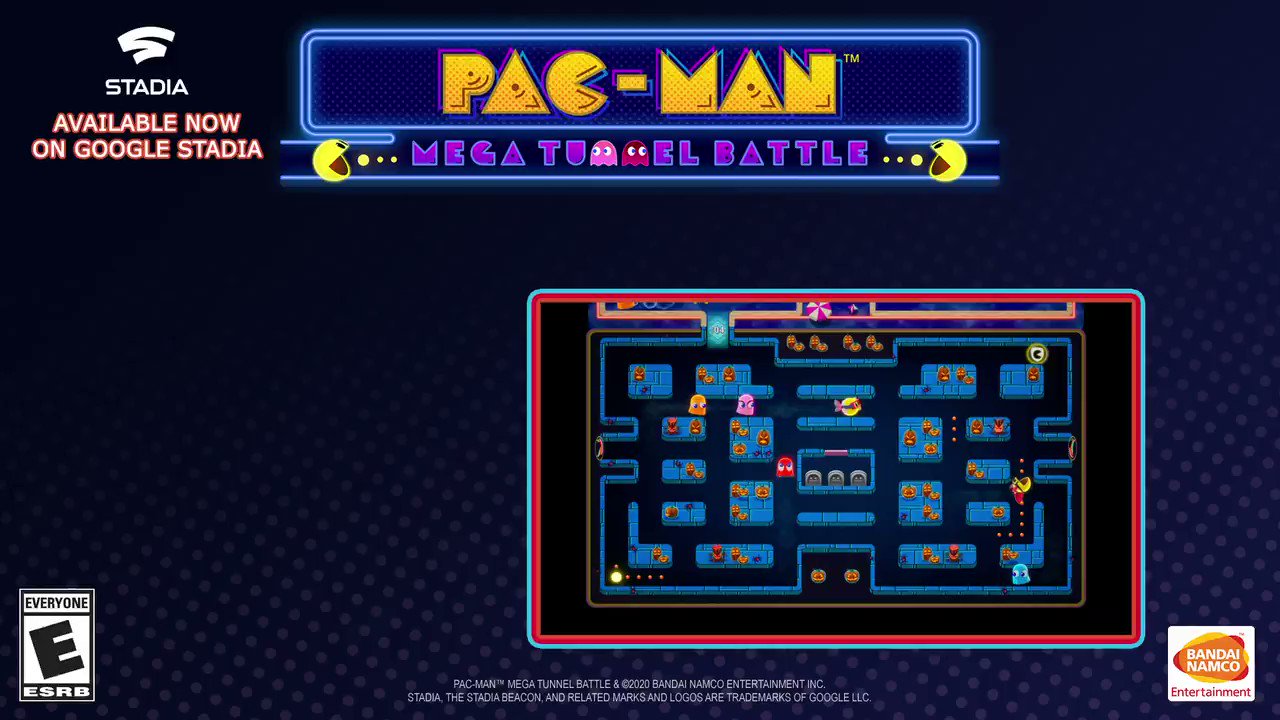 Bandai Namco US on X: Back off! Use the Shield to keep those pesky Ghosts  away from PAC-MAN! 🛡️👻 PAC-MAN MEGA TUNNEL BATTLE is available now for  Stadia!   / X