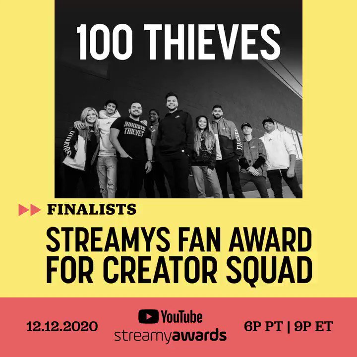 Who's your fave squad? Head to @streamys for details about how to vote for this year's Fan Award for Creator Squad 😎 #streamys