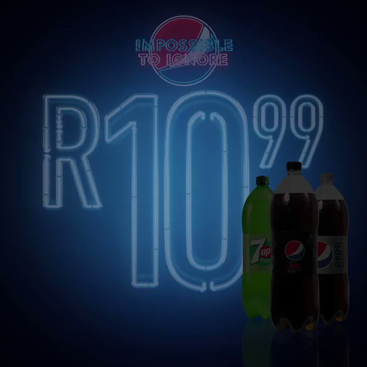 Love a good deal that’s #ImpossibleToIgnore? Well surprise, surprise, this one found YOU!
Buy any 2L Sugar Free Pepsi cooldrinks for only R10,99!
(Deal Includes Pepsi MAX, Pepsi Light, 7Up Free.) Available for a limited time only in any Gauteng @CheckersSA store https://t.co/TQVyvShtla