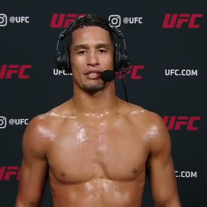 "This is for my cousin Jose Ramos..."
@Thunder92Baeza dedicated his #UFCVegas15 win to his cousin, who died earlier this year 🥺 https://t.co/8Jx8suvy02