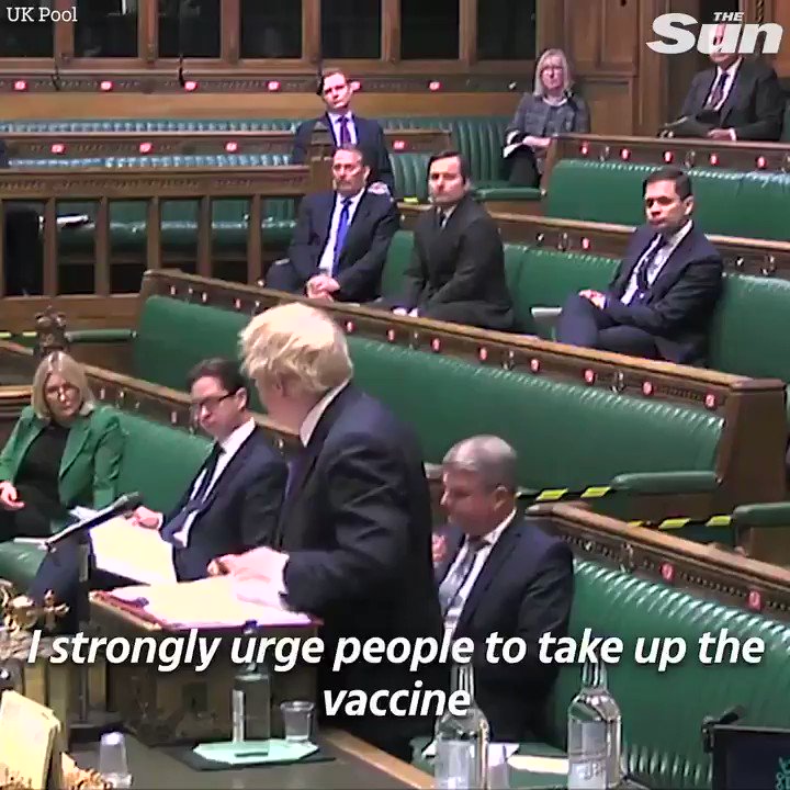 Boris Johnson says new Covid 19 vaccine won't be mandatory PMQs