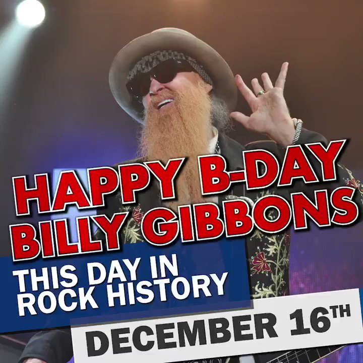 Happy birthday to the great Billy Gibbons! More rock history at  