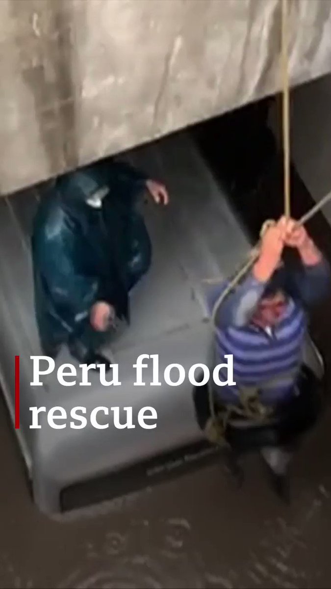 RT @BBCWorld: Man rescued from submerged vehicle after flash floods in Peru 

https://t.co/RIyLaLvsuR https://t.co/nUUejXFLlr