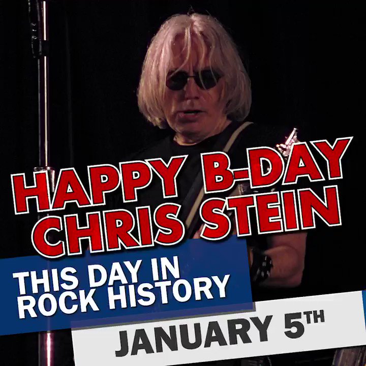 Happy birthday to Blondie\s versatile guitar wizard, Chris Stein!
More rock history at  