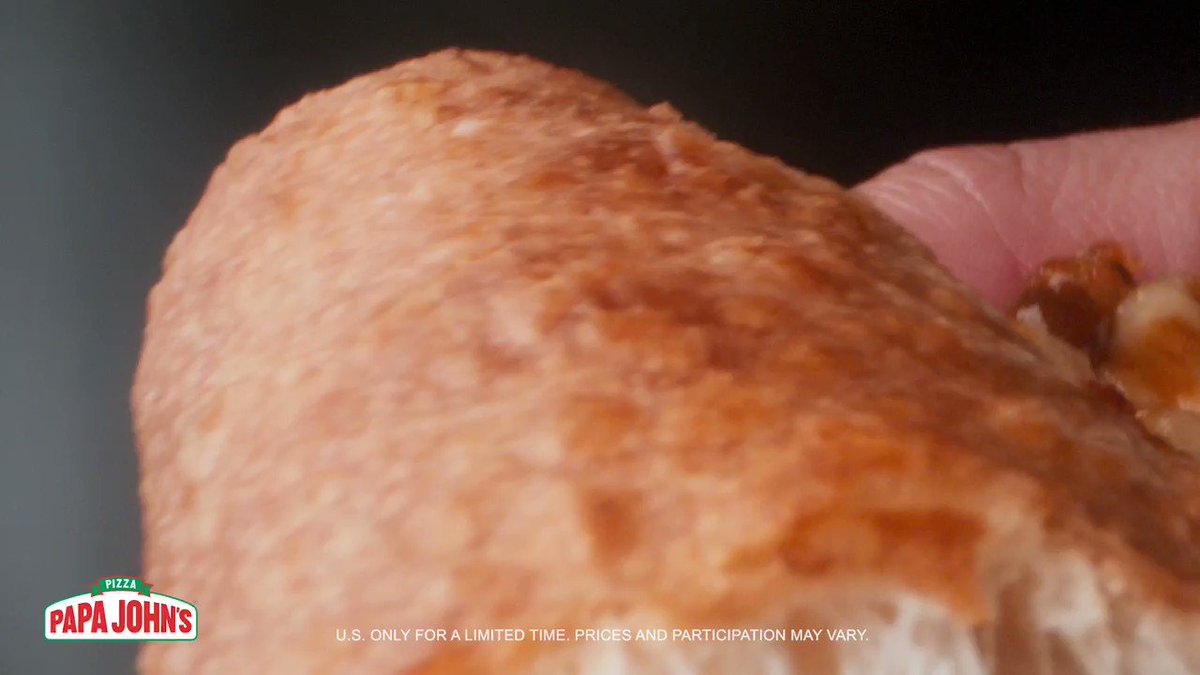 A week dedicated to Pizza? That's appropriate. Papa John's crust stuffed... That's EPIC! ๐คฏ #NationalPizzaWeek https://t.co/l3wmd0qDyf