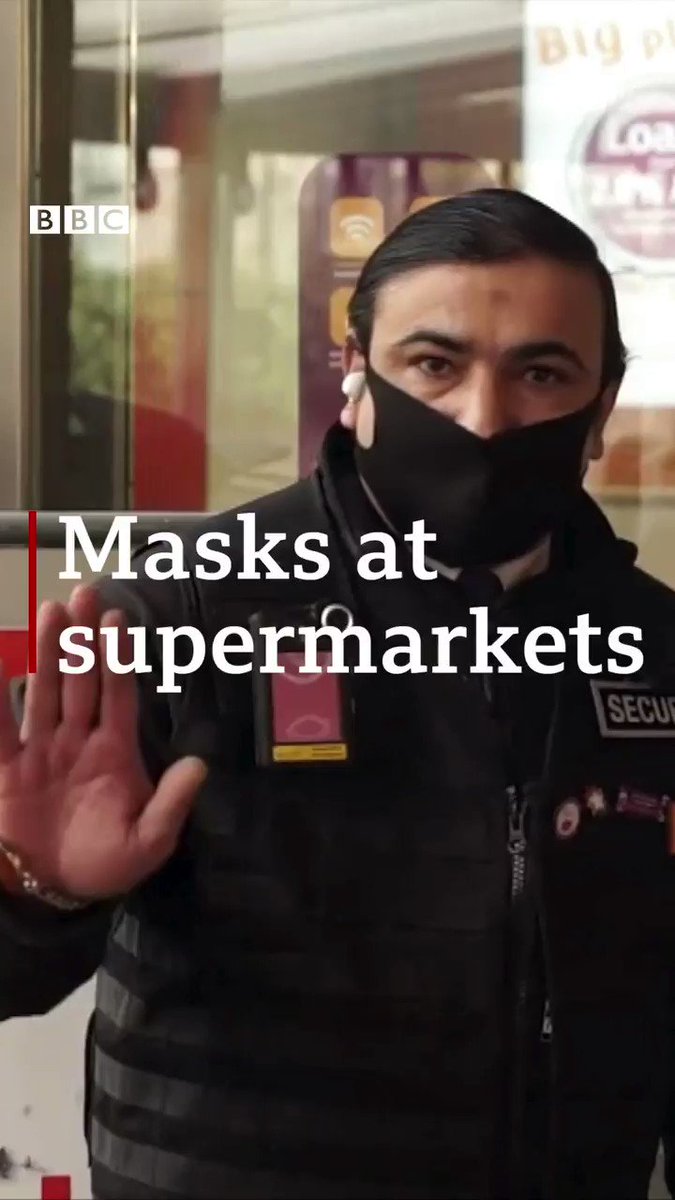 BBC Business (@BBCBusiness) on Twitter photo 2021-01-16 09:02:47 UK supermarkets are banning shoppers without face masks - but can they really enforce it? bbc.in/2XGm9HN UK supermarkets are banning shoppers without face masks - but can they really enforce it? bbc.in/2XGm9HN