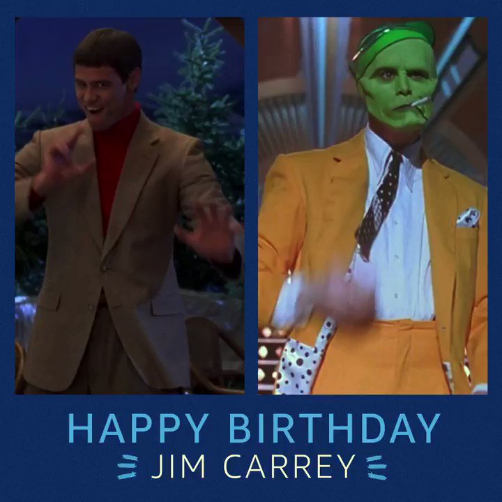 Happy birthday Jim Carrey! You never cease to make us smile 