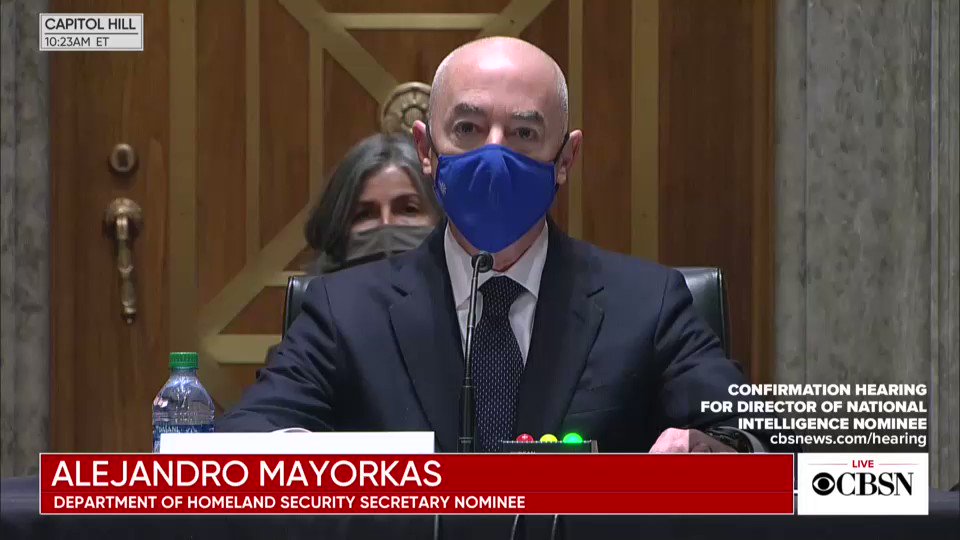 @CBSNews's photo on Alejandro Mayorkas