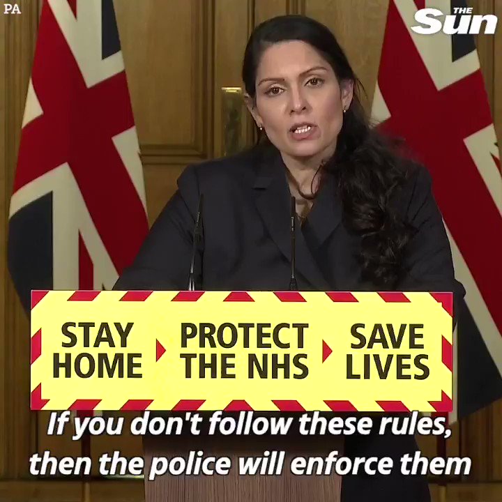 Priti Patel issues £6,400 fines for lockdown rule breakers