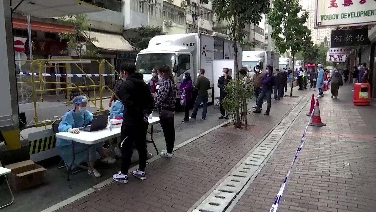 Hong Kong will place tens of thousands of its residents in a lockdown to contain a new outbreak of the coronavirus, according to a media report https://t.co/QD13ZctlDY https://t.co/SB0B5nuC8v