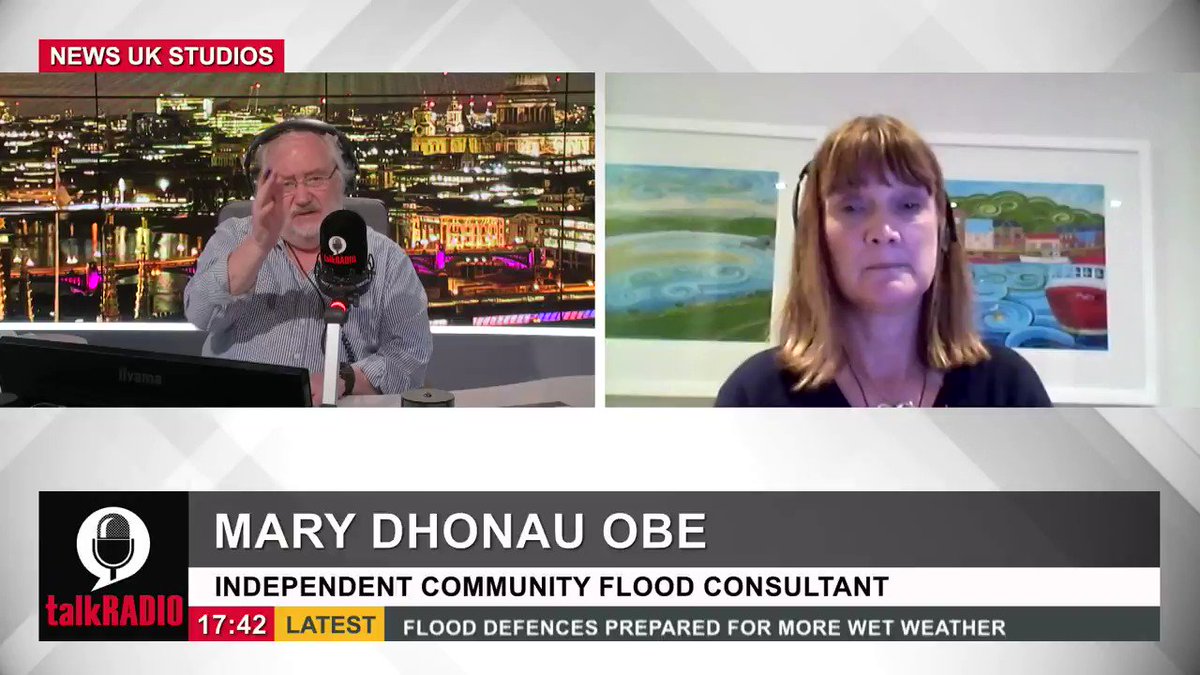 talkRADIO (@talkRADIO) on Twitter photo 2021-01-24 19:27:00 Independent community flood consultant Mary Dhonau says the government should double the expenditure on anti-flooding schemes and aim to help those who are flood victims to build back better. Watch the show ► youtu.be/37QOAhEUtd0 @mikeparry8 Independent community flood consultant Mary Dhonau says the government should double the expenditure on anti-flooding schemes and aim to help those who are flood victims to build back better. Watch the show ► youtu.be/37QOAhEUtd0 @mikeparry8