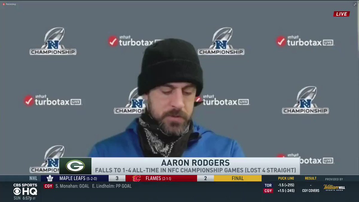 @BleacherReport's photo on Rodgers