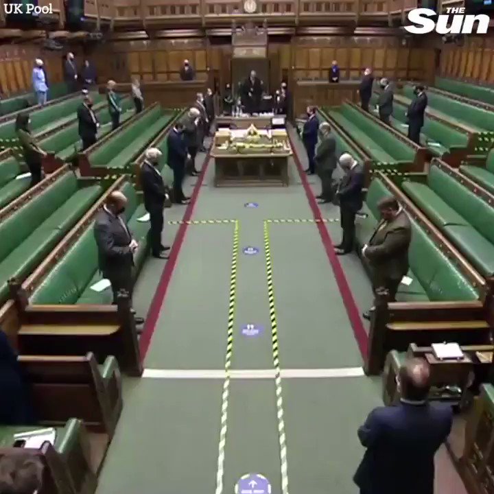 Parliament holds a one minute silence for hero Captain Tom Moore PMQs
