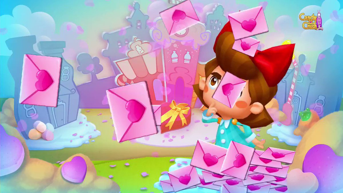Candy Crush Soda Saga - Roses are red, Violets are blue, Collect love  letters, And unlock Sweet rewards! 💌 Event ends 9am CET on the 2nd March.  Available on mobile only from
