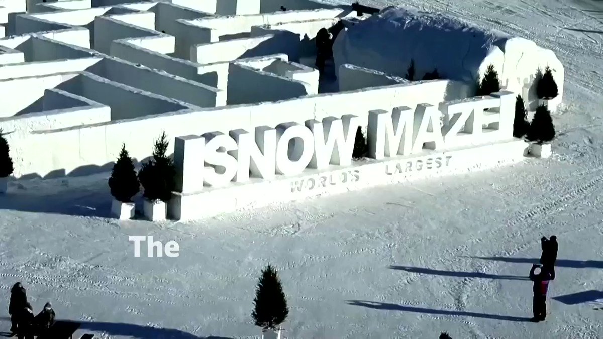 Visitors to the world's largest snow maze in Manitoba, Canada, will find something unexpected as they're getting lost - more space https://t.co/3ZZaJn1qPL