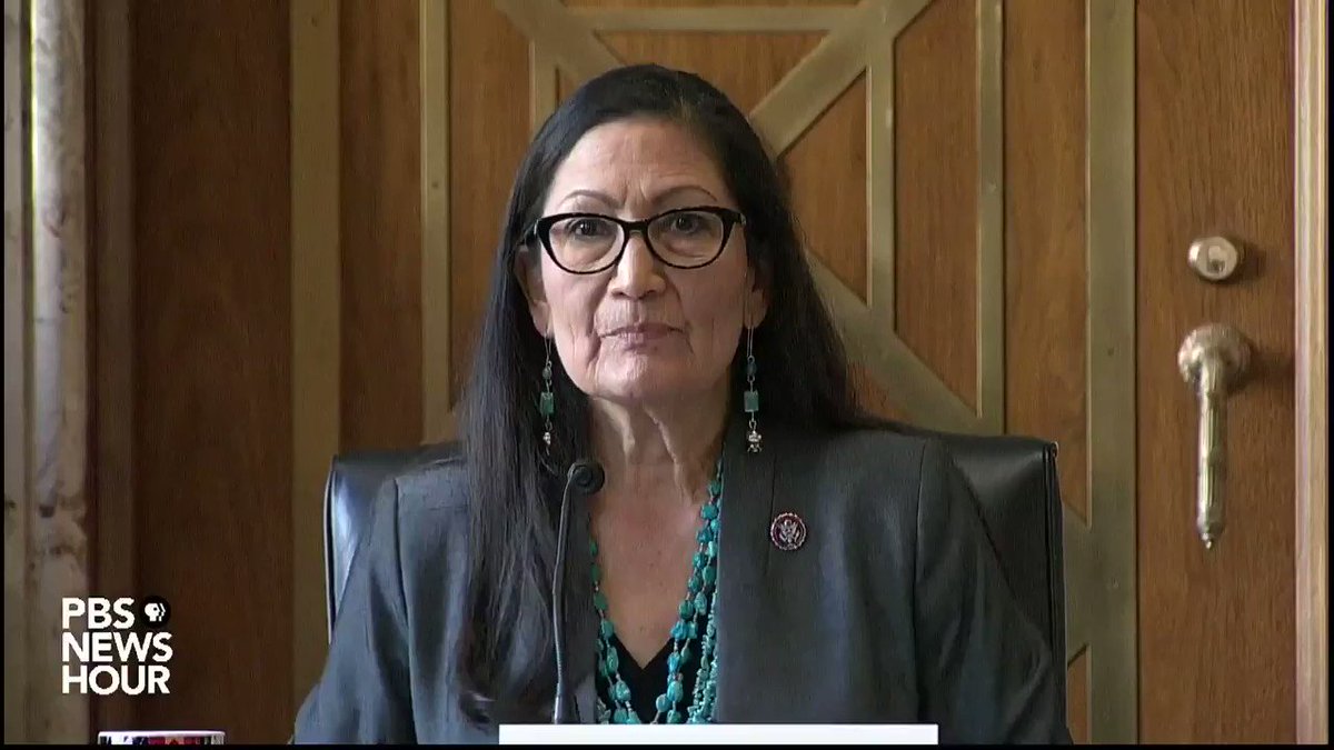 DJ Koessler (@DJKoessler) on Twitter photo 2021-02-23 16:26:39 The first minute of @DebHaalandNM’s opening statement is one for the history books: The first minute of @DebHaalandNM’s opening statement is one for the history books: