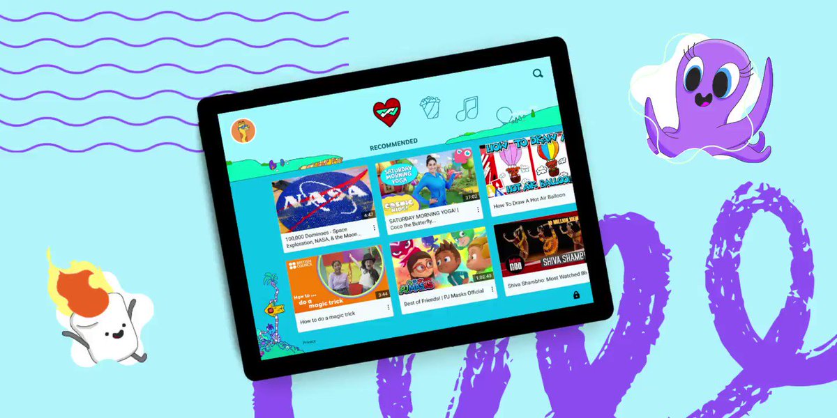We still recommend YouTube Kids -- our separate app made for kids -- for parents who want a diverse but much smaller selection of content than YouTube. The app is now available in over 80 countries and is used by over 35 million viewers every week. https://t.co/qZYf1mts2h https://t.co/Sx8FmXhq1j